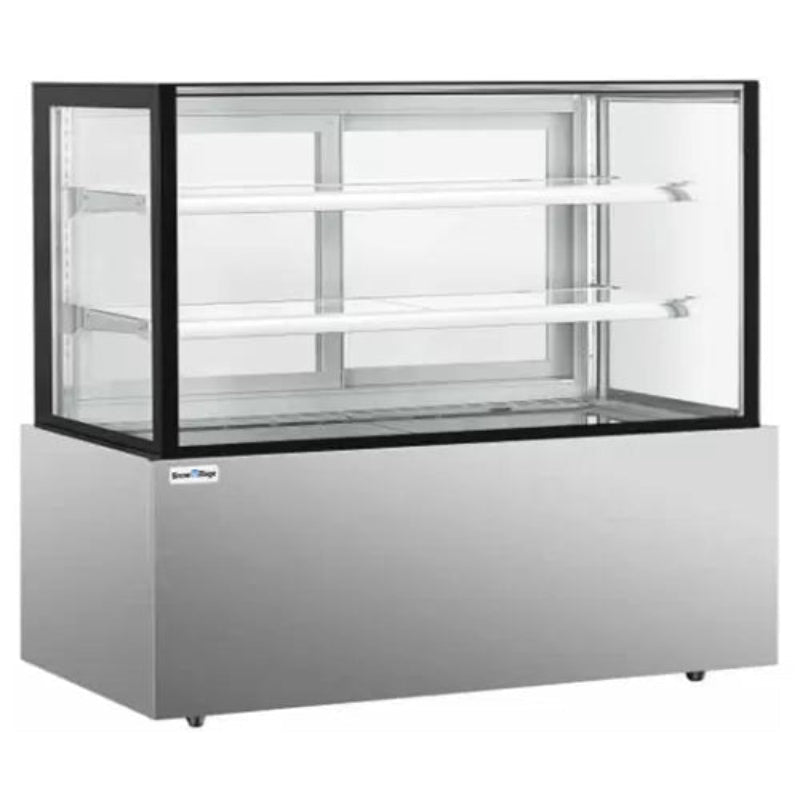 Square Glass Chilled Food Display DG-1800FZ Catchers