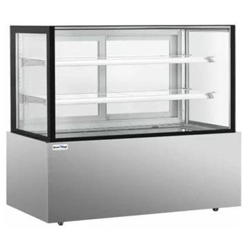 Square Glass Chilled Food Display DG-1800FZ Catchers