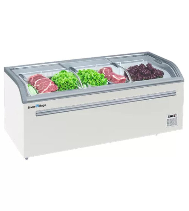 Dual Temperature Supermarket Island Freezer SD/SC-718 Catchers