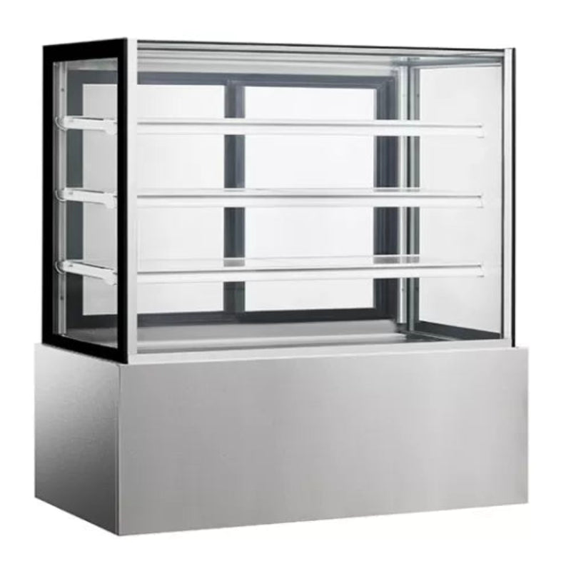 Square Glass Chilled Food Display DG-1500FZH Catchers