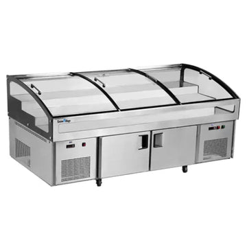 Stainless Double Door With Triple Temperature Display Cabinet BT-B2.5/D-T3 Catchers