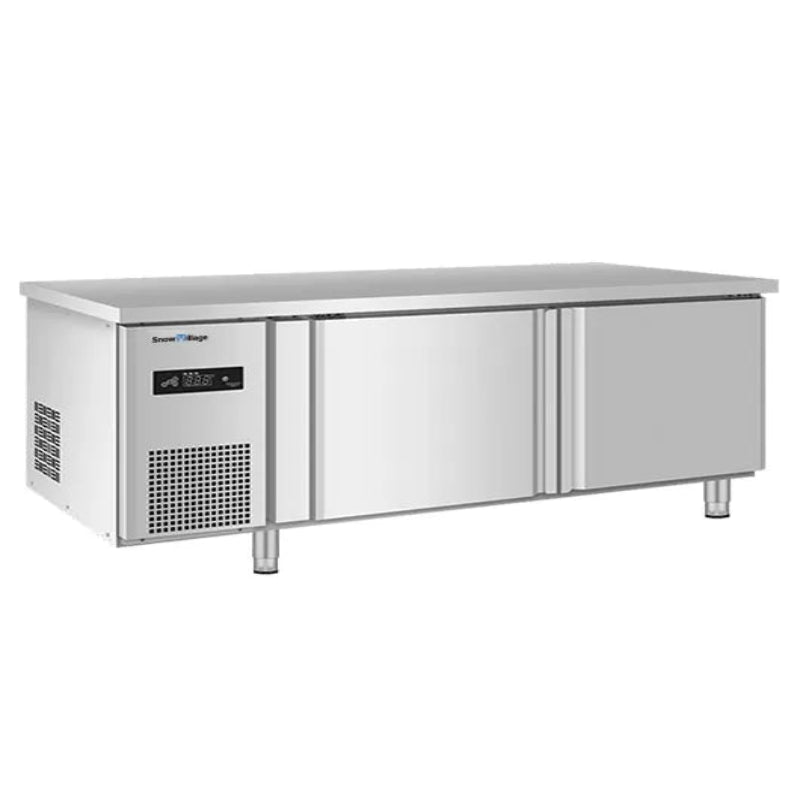 Stainless Double Door Workbench Fridge PLR-18N2F (700MM) Catchers