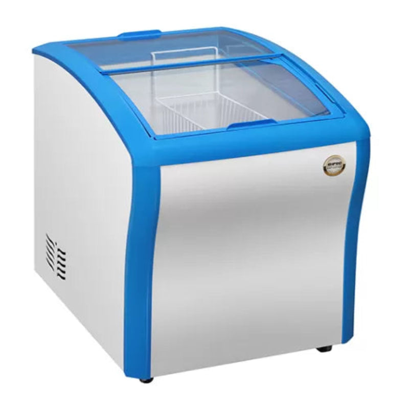 Glass Sliding Lids Dual Temperature Chest Freezer SD/SC-158Y Catchers