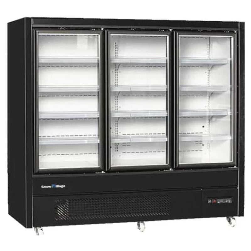 Glass Door Supermarket Vertical Display Freezer XC-ZD-20/800 Catchers