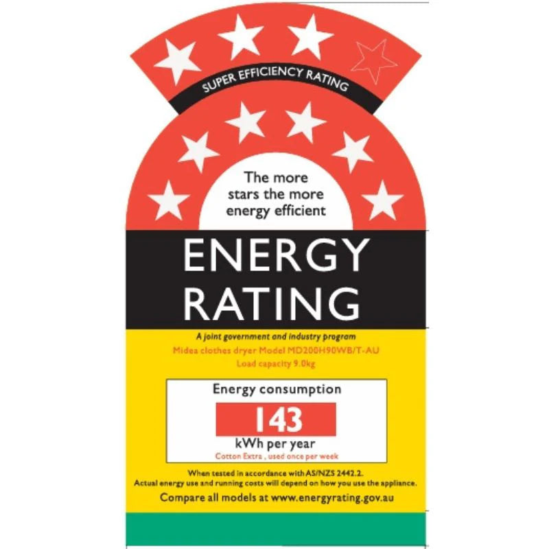 Midea 8KG Heat Pump Tumble Dryer - Smart Control - White Color Catchers