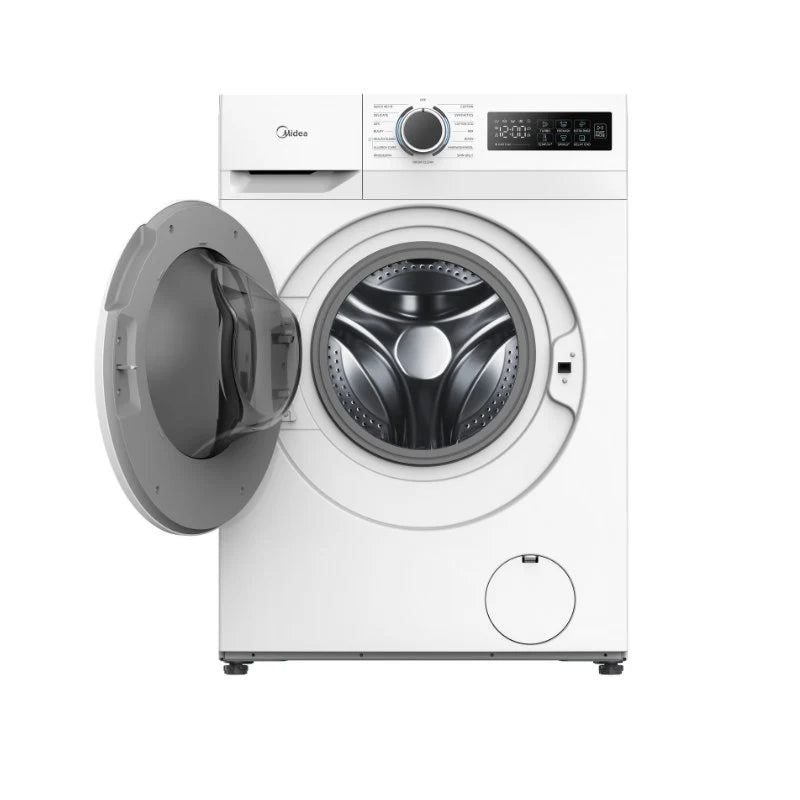 Midea 8KG Front Loader Washing Machine - White Color Catchers