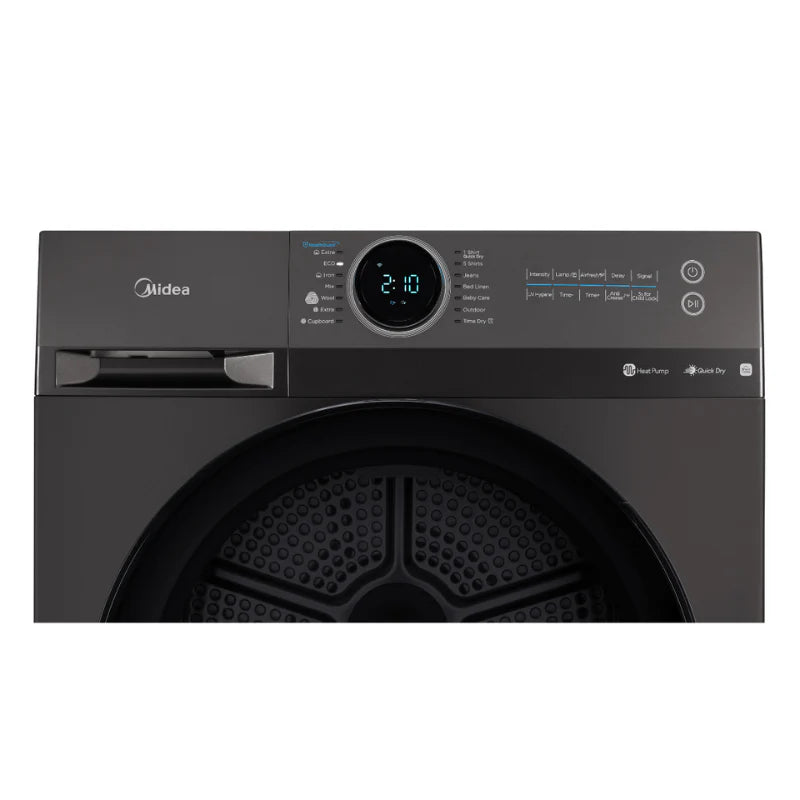 Midea 9KG Heat Pump Tumble Dryer - Smart Control - Black Color Catchers