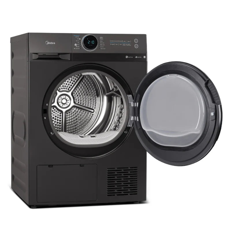 Midea 9KG Heat Pump Tumble Dryer - Smart Control - Black Color Catchers