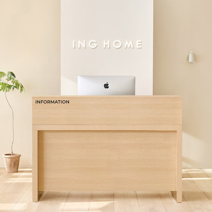 ALEX Reception Desk - Oak Catchers