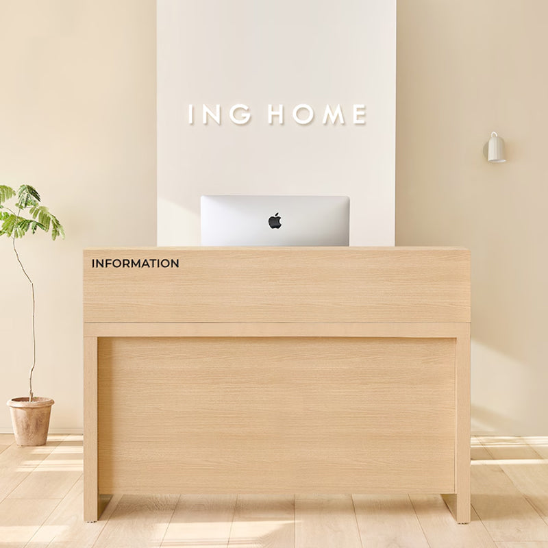 ALEX Reception Desk - Oak Catchers