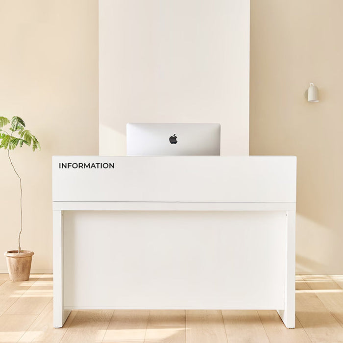 ALEX Reception Desk - White Catchers