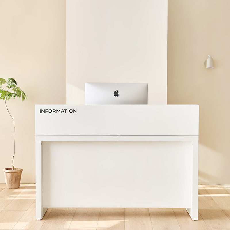 ALEX Reception Desk - White Catchers