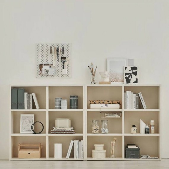 SAM 3 Tier(120cm) DIY Bookcase - Pure White