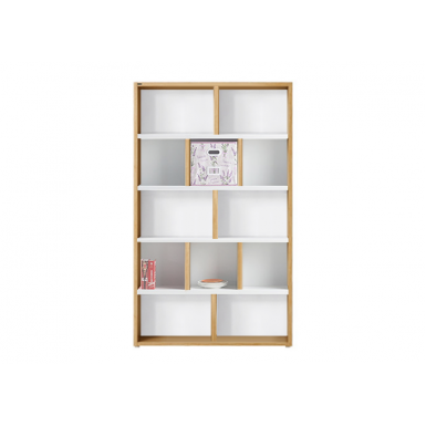 Bookcase - Type C - Natural and White -   Alice 2