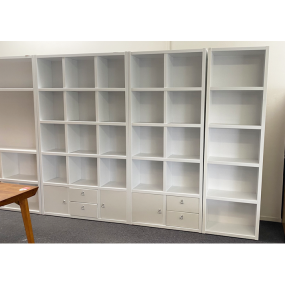 Bookcase - Type C - Natural and White - Maria