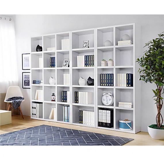 Bookcase - Type C - White - Lucas