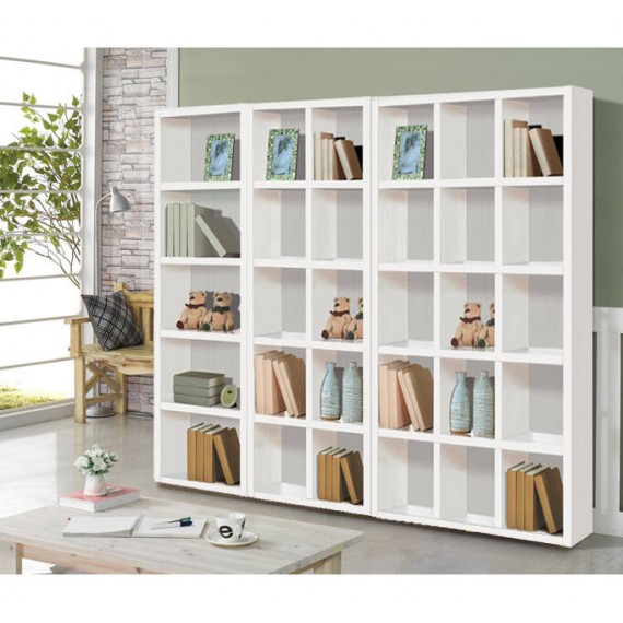 Bookcase - Type C - White - Lucas 2