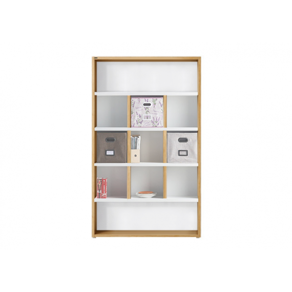 Bookcase - Type C - Natural and White -   Henry