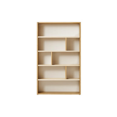 Bookcase - Type C - Natural and Cream White - Jack