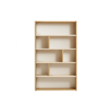 Bookcase - Type C - Natural and Cream White - Jack 2