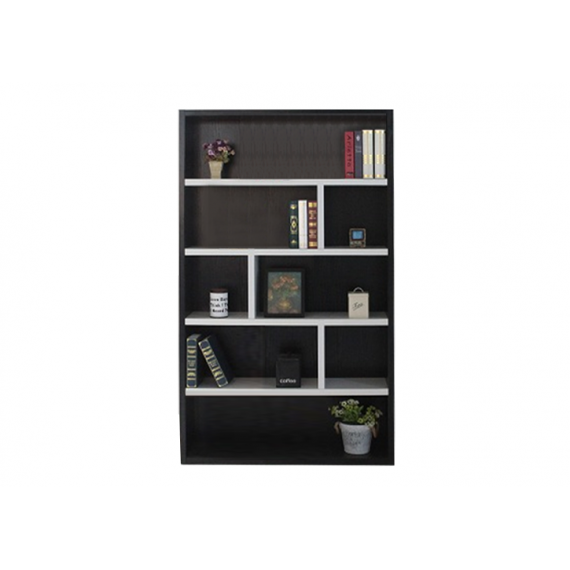 Bookcase - Type C - Dark Chocolate And White - Jack