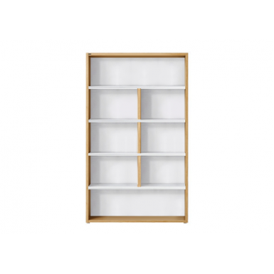 Bookcase - Type C - Natural and White - Maria