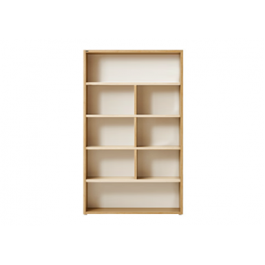 Bookcase - Type C - Natural and Cream White - Maria