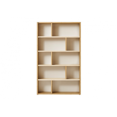 Bookcase - Type C - Natural and Cream White - Poppy