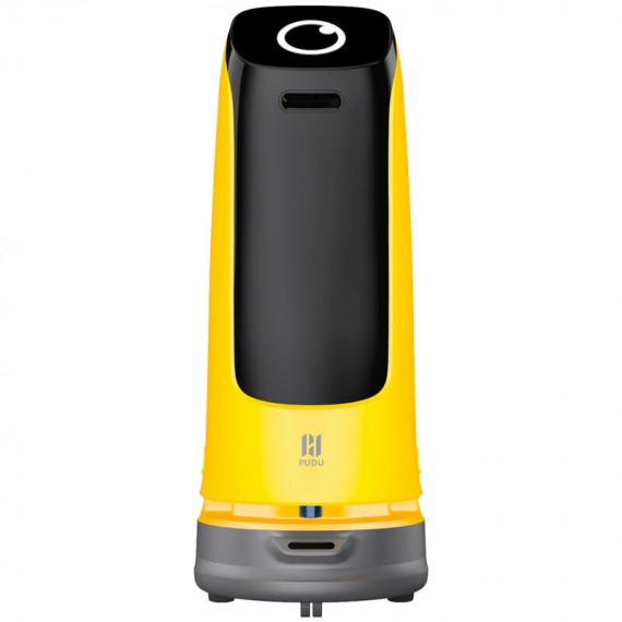Pudu Ad display series Ketty Bot (yellow) delivery & reception bot