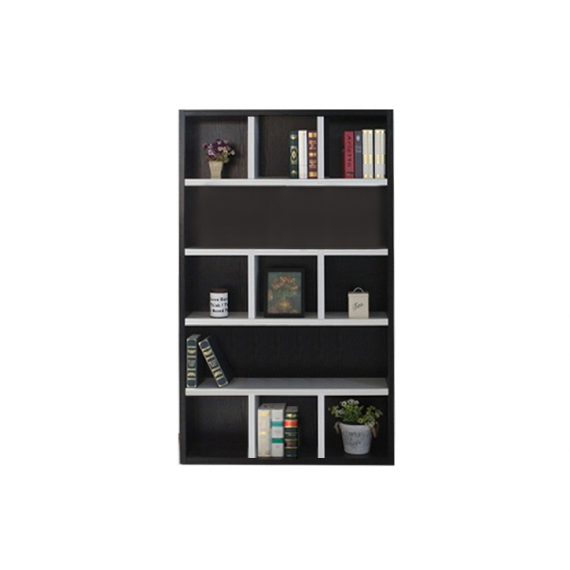 Bookcase - Type C - Dark Chocolate And White - Thomas