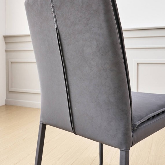 TREA Dining Chair - Dark grey