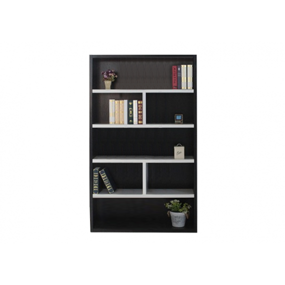 Bookcase - Type C - Dark Chocolate And White - Will