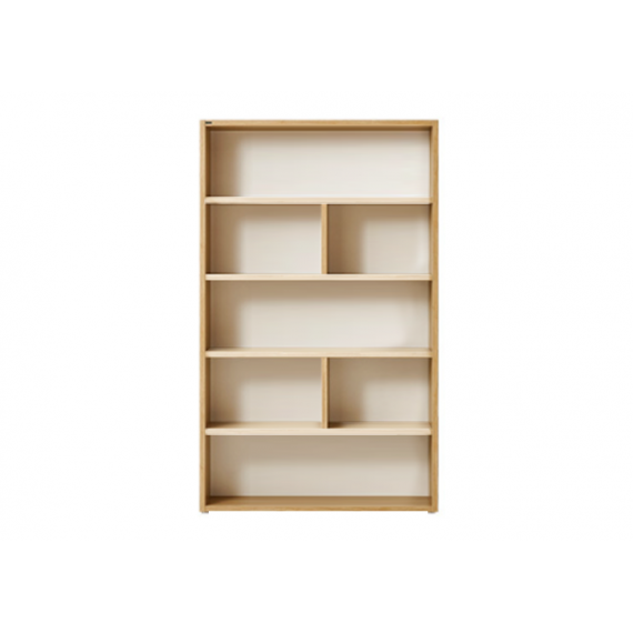 Bookcase - Type C - Natural and Cream White - Will